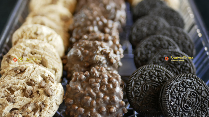 Assorted Cookies on Display