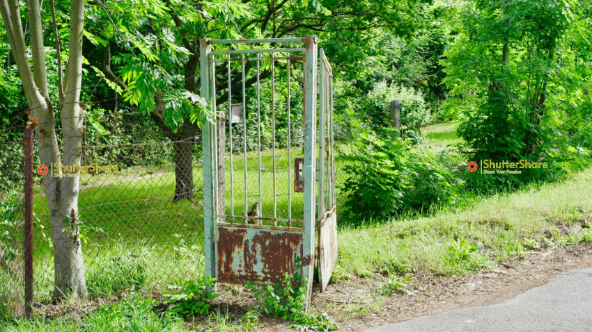 Rustic Garden Gate - Brno, Czech Republic