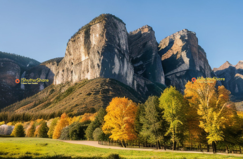 Autumnal Mountain Majesty